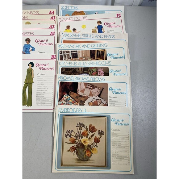 Lot of 20 Vintage Creative Patterns Booklets & Paterns Sewing Uncut #458 - Picture 4 of 4